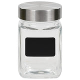 vidaXL Storage Jars with Stickers 12 pcs 300 ml
