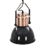 vidaXL Plafondlampen 2 st rond E27 zwart