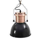 vidaXL Plafondlampen 2 st rond E27 zwart