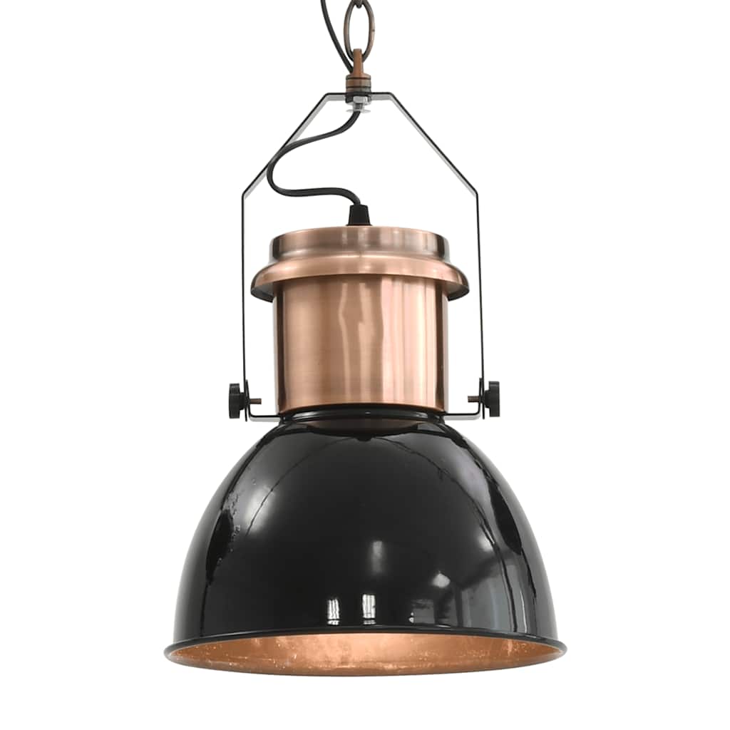 vidaXL Plafondlampen 2 st rond E27 zwart