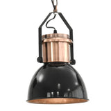 vidaXL Plafondlampen 2 st rond E27 zwart