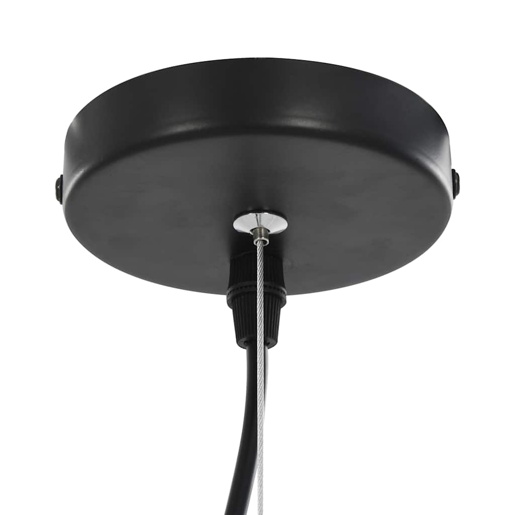 vidaXL Plafondlampen 2 st halfrond E27 40 cm zwart en goudkleurig