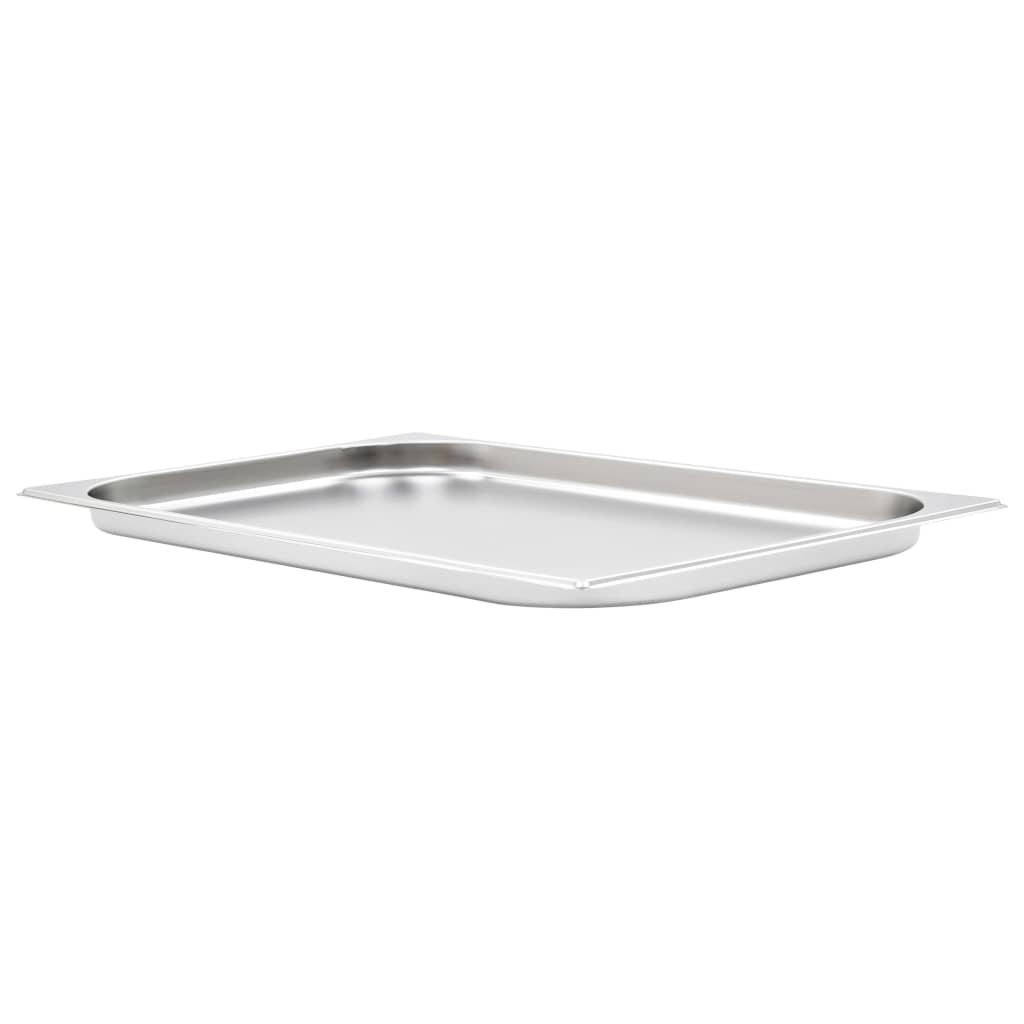 vidaXL Gastronormbakken 4 st GN 1/1 20 mm roestvrij staal