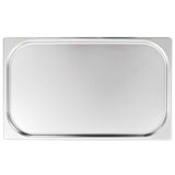 vidaXL Gastronormbakken 4 st GN 1/1 20 mm roestvrij staal