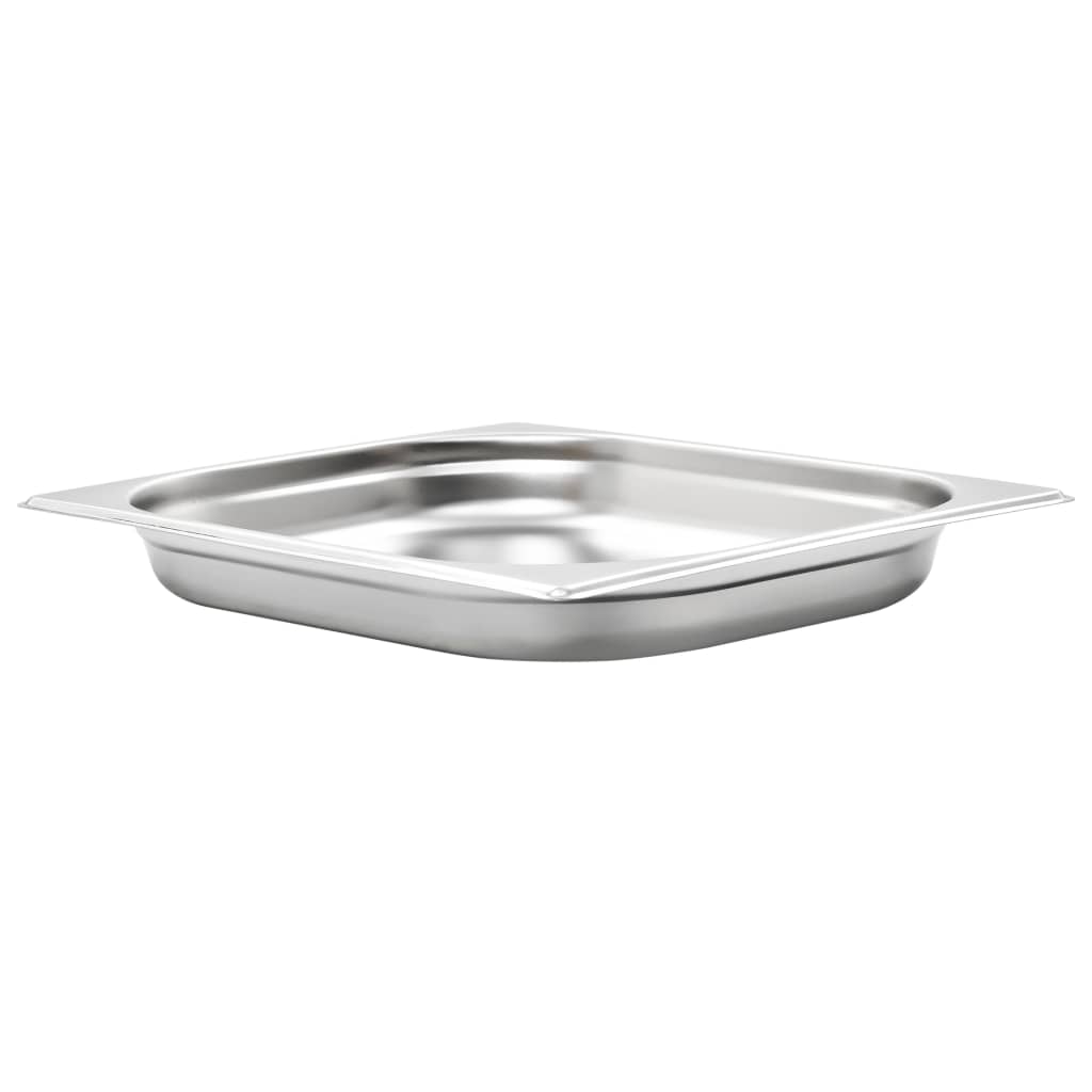vidaXL Gastronormbakken 4 st GN 1/2 65 mm roestvrij staal
