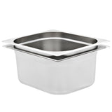 vidaXL Gastronormbakken 4 st GN 1/2 65 mm roestvrij staal