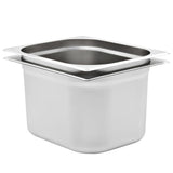 vidaXL Gastronormbakken 4 st GN 1/2 65 mm roestvrij staal