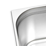 vidaXL Gastronormbakken 4 st GN 1/2 65 mm roestvrij staal