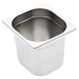 vidaXL Gastronormbakken 12 st GN 1/6 65 mm roestvrij staal