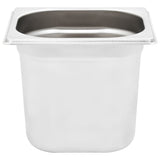vidaXL Gastronormbakken 12 st GN 1/6 65 mm roestvrij staal