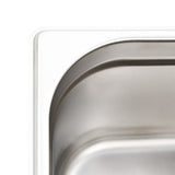vidaXL Gastronormbakken 12 st GN 1/6 65 mm roestvrij staal