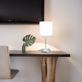 vidaXL Table Lamps 2 pcs with Touch Button E14 White