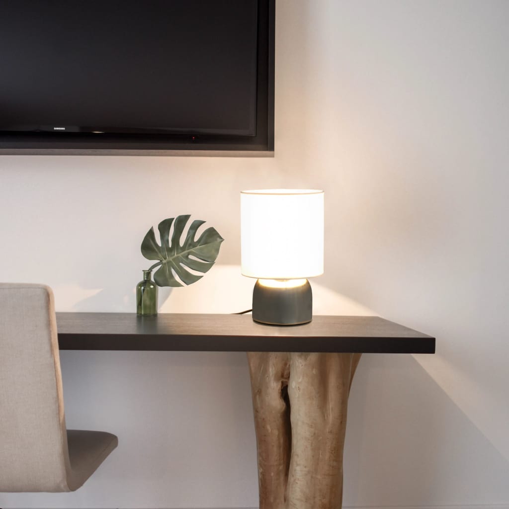 vidaXL Table Lamps 2 pcs with Touch Button E14 White
