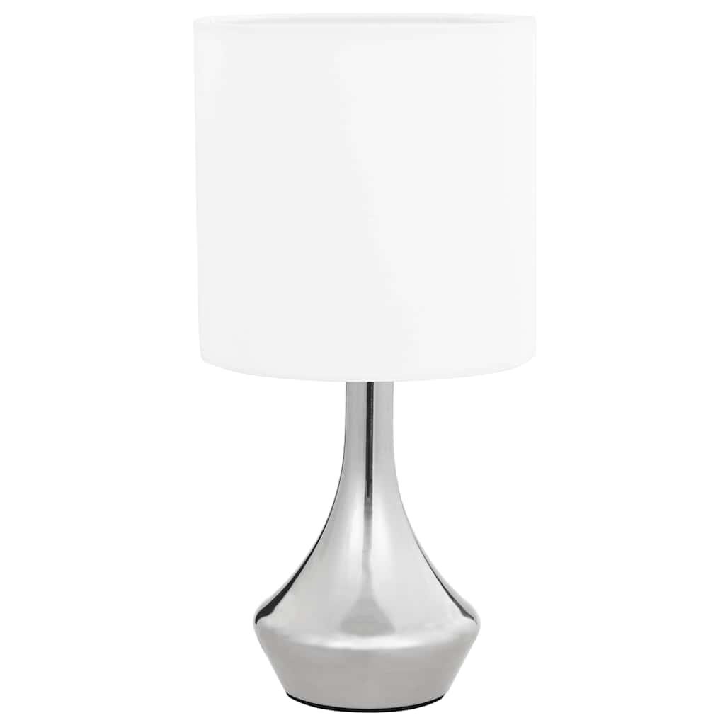 vidaXL Table Lamps 2 pcs with Touch Button E14 White