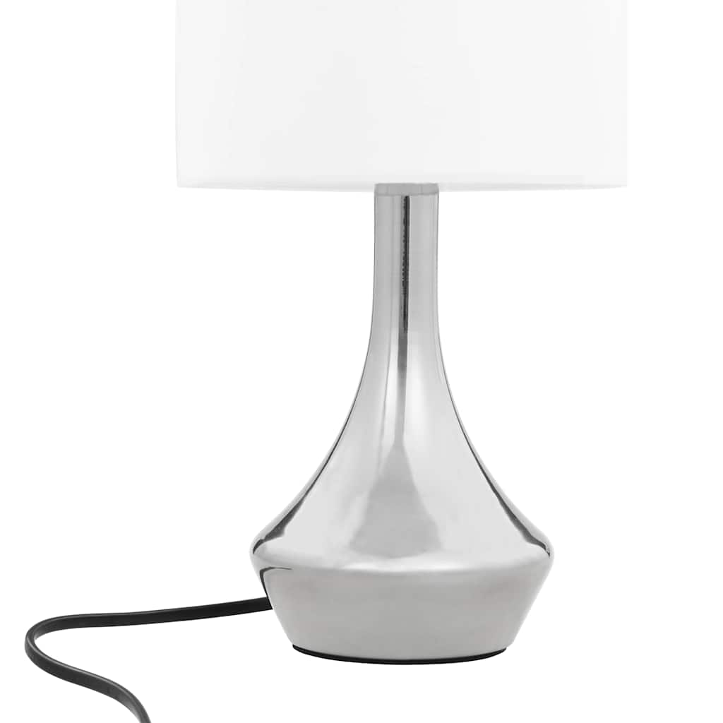 vidaXL Table Lamps 2 pcs with Touch Button E14 White