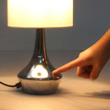 vidaXL Table Lamps 2 pcs with Touch Button E14 White