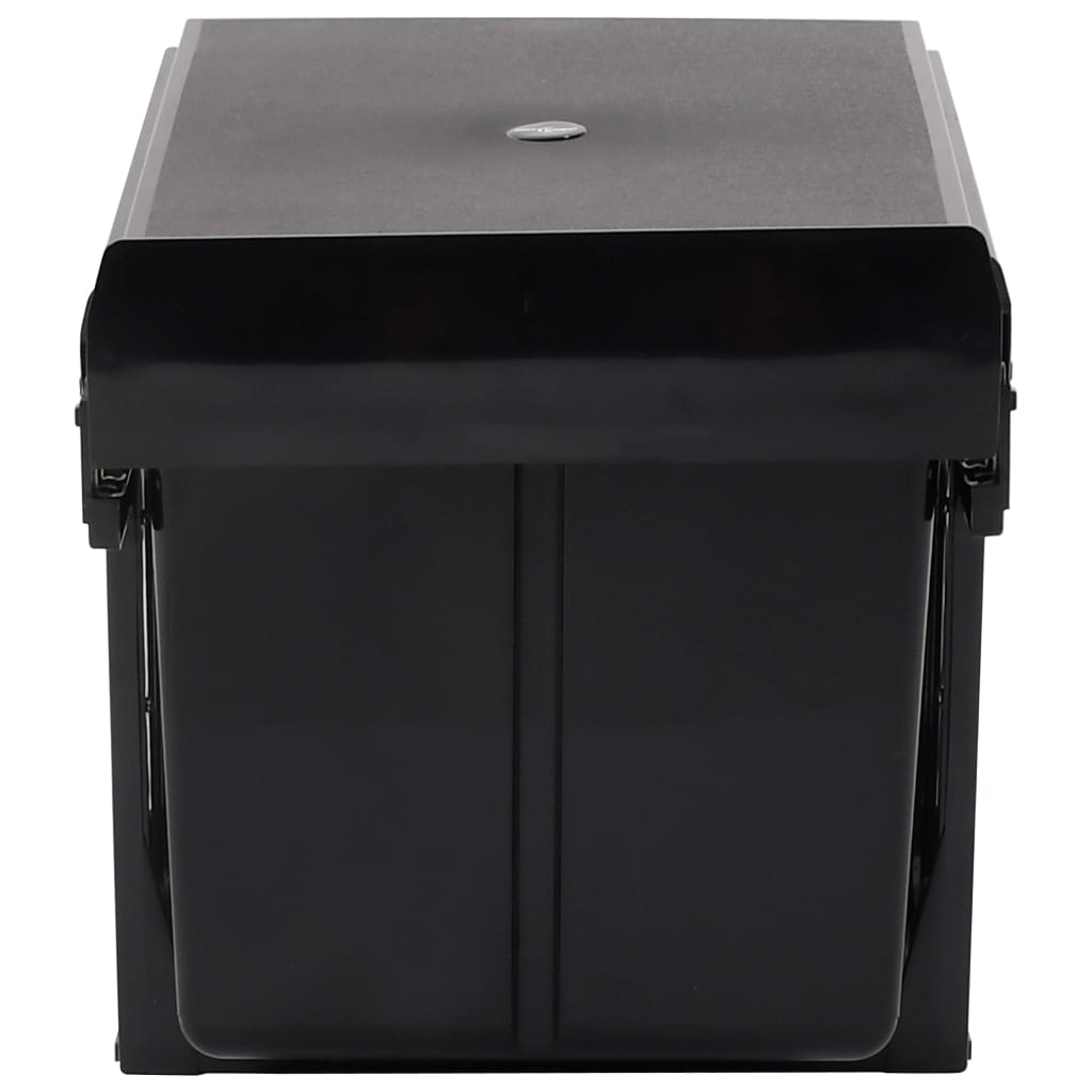 vidaXL Inbouwprullenbak uittrekbaar soft-close 20 L