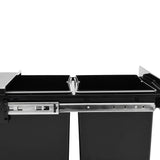 vidaXL Inbouwprullenbak uittrekbaar soft-close 20 L