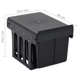 vidaXL Inbouwprullenbak uittrekbaar soft-close 20 L