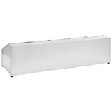 vidaXL Gastronorm Pan Holder with 3 GN 1/6 Pans Stainless Steel
