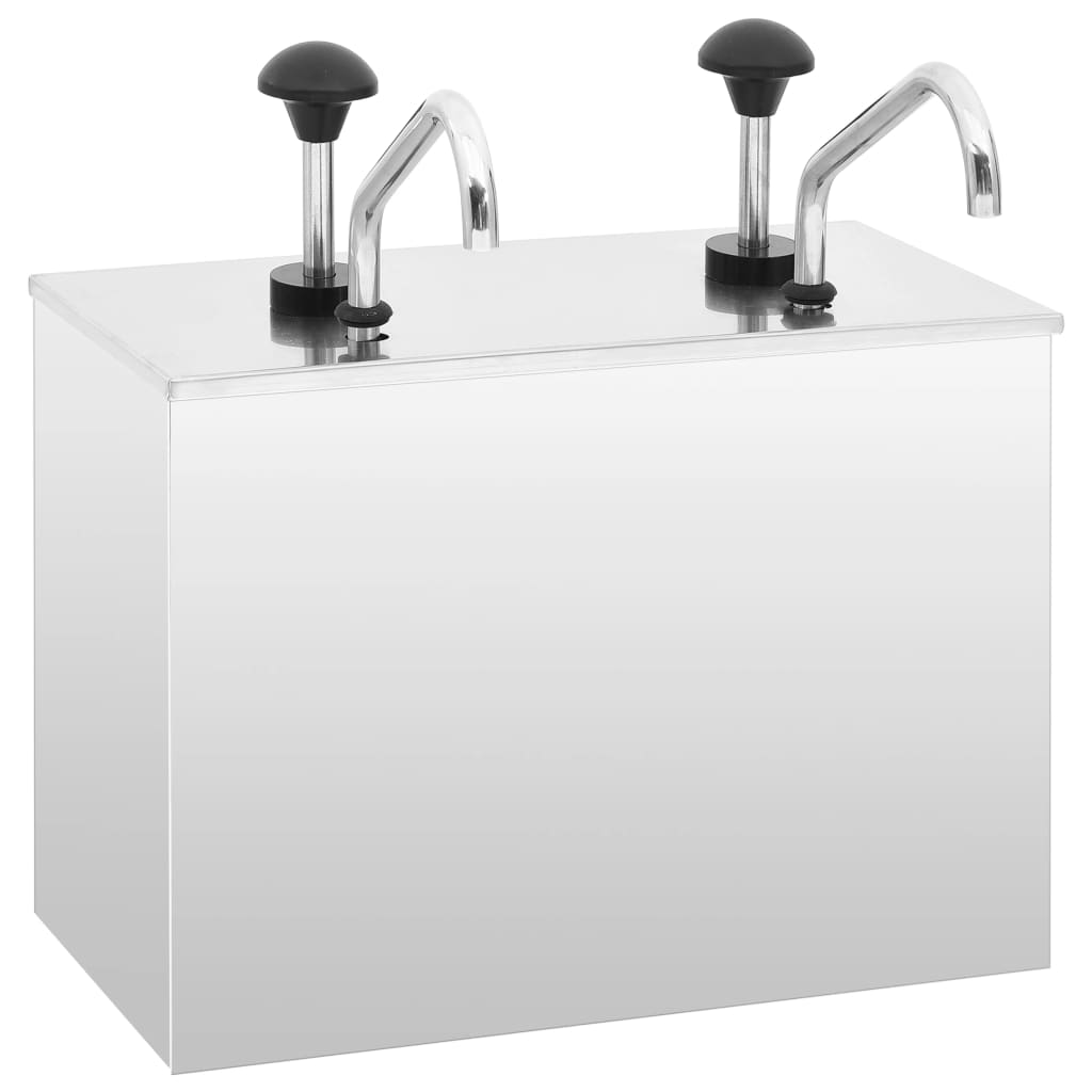 vidaXL Sausdispenser 3,5 L roestvrij staal