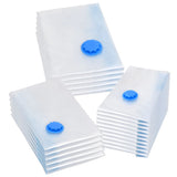 vidaXL Storage Bags with Storage 5 pcs Transparent and Blue 70 x 50 cm