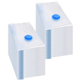 vidaXL Storage Bags with Storage 5 pcs Transparent and Blue 70 x 50 cm