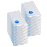 vidaXL Storage Bags with Storage 5 pcs Transparent and Blue 70 x 50 cm