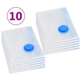vidaXL Storage Bags with Storage 5 pcs Transparent and Blue 70 x 50 cm