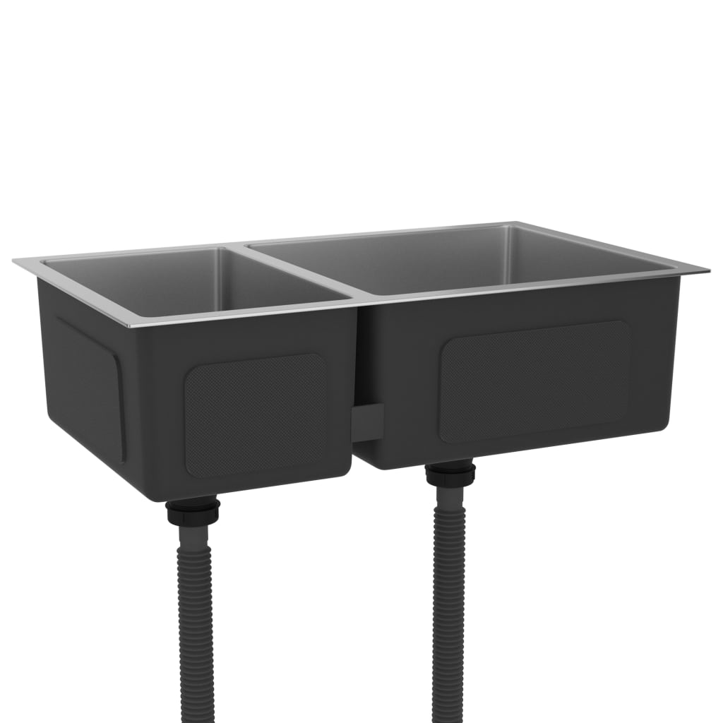 vidaXL Sink stainless steel