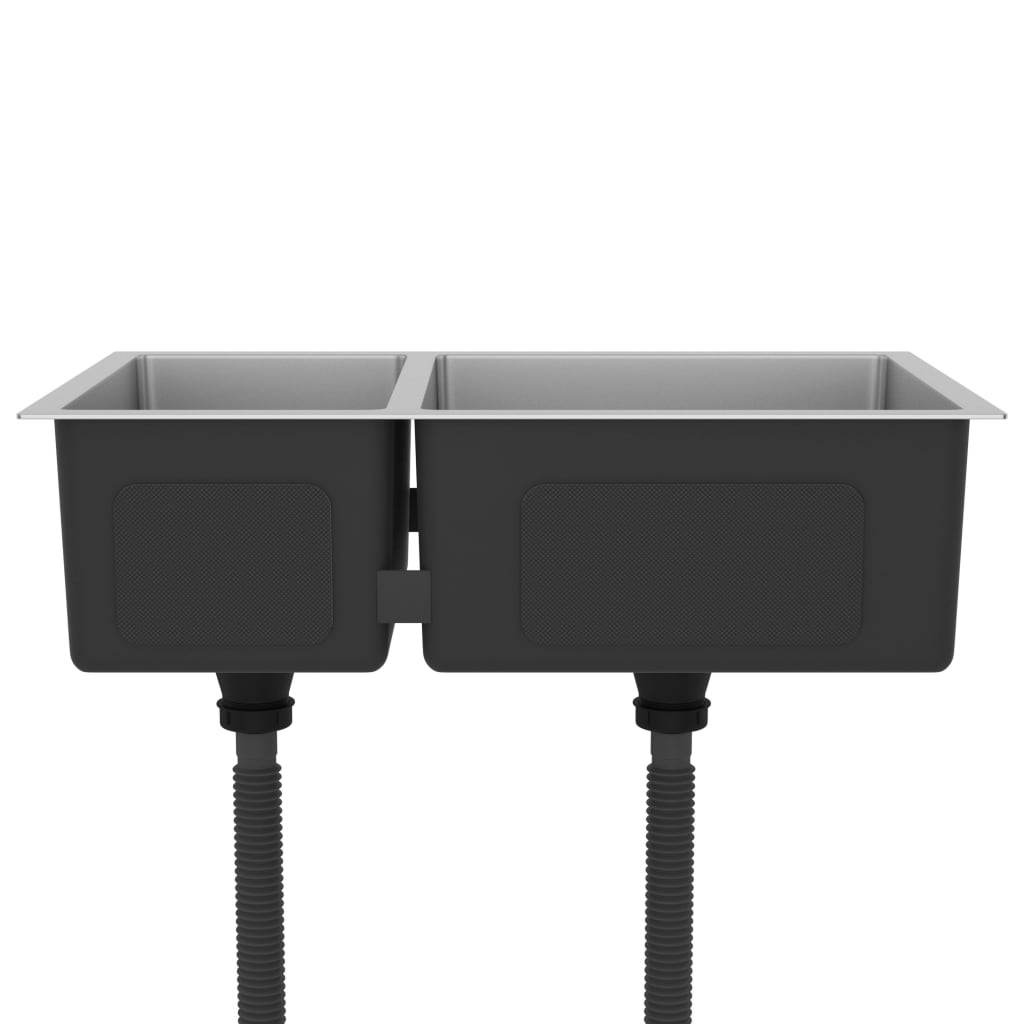 vidaXL Sink stainless steel