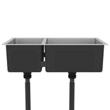 vidaXL Sink stainless steel