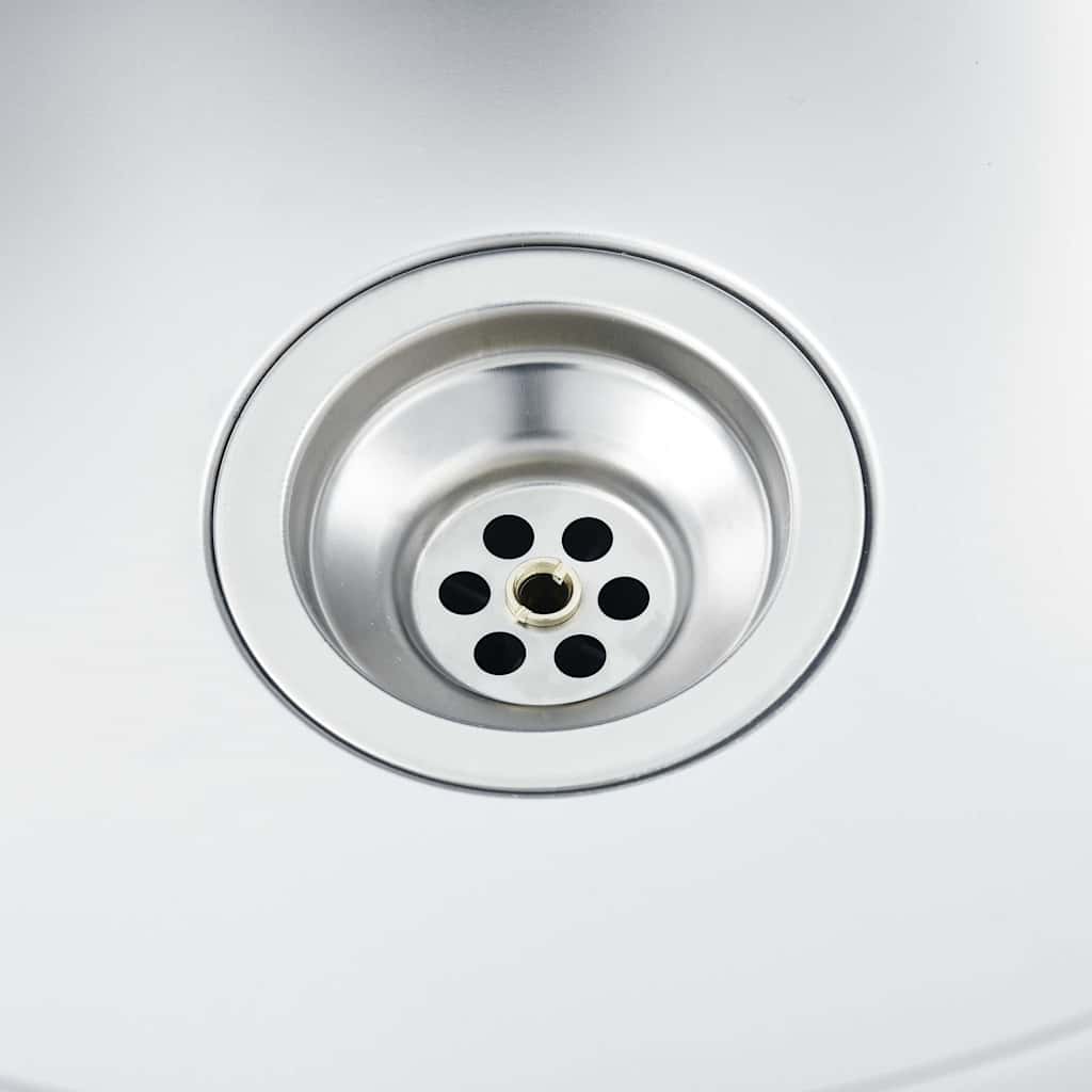 vidaXL Sink stainless steel