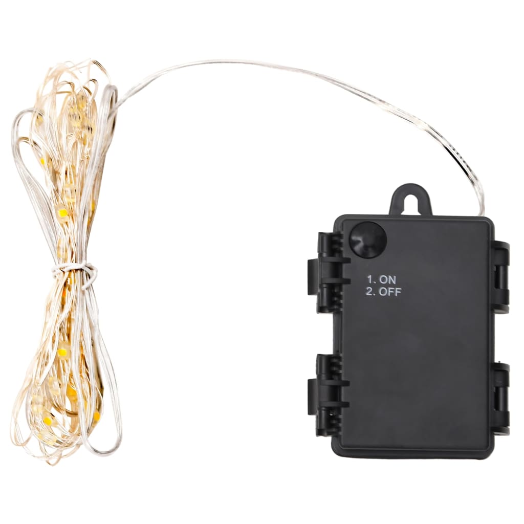 vidaXL Light String with 66 LEDs and Fan 660 cm