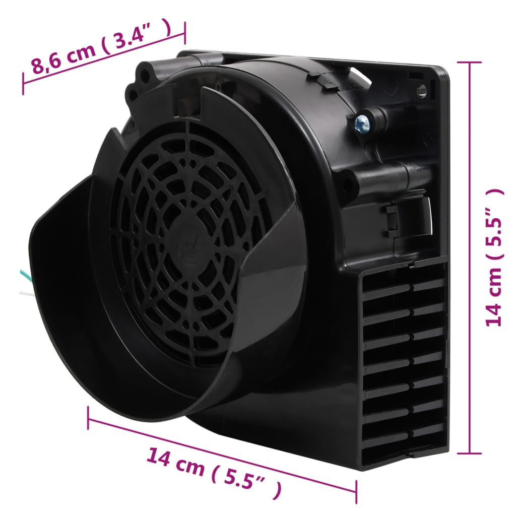 vidaXL Light String with 66 LEDs and Fan 660 cm