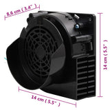 vidaXL Light String with 66 LEDs and Fan 660 cm