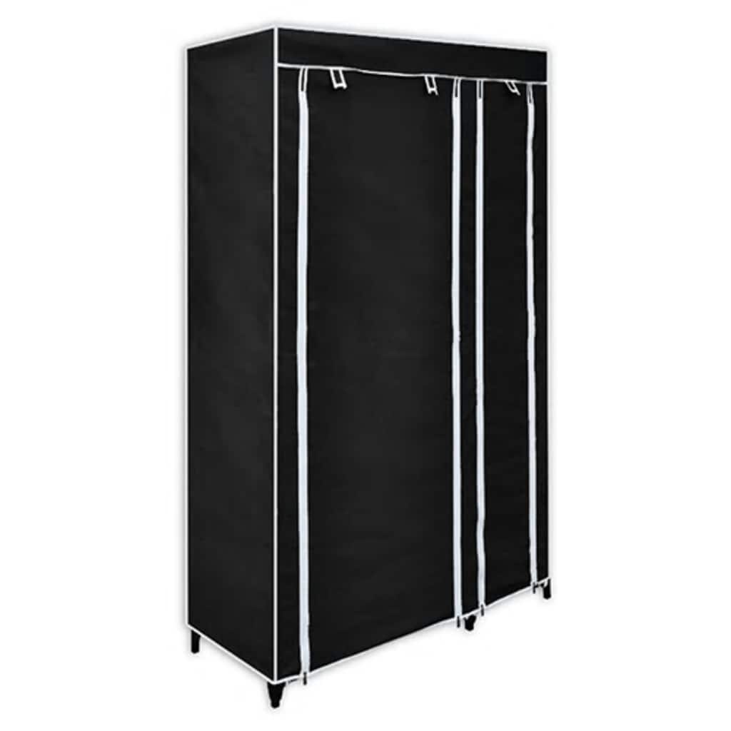 vidaXL Kledingkast opvouwbaar 110x45x175 cm stof crème