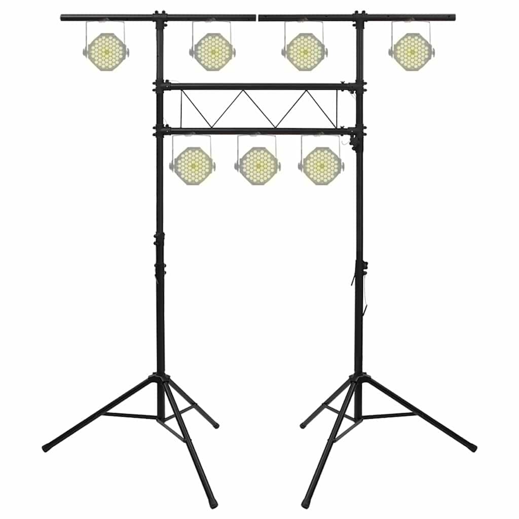 vidaXL Light Stand 338x115x(180-300) cm steel