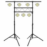vidaXL Light Stand 338x115x(180-300) cm steel