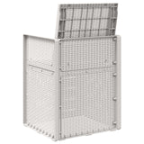 vidaXL Garden Chairs 2 pcs White and Light Grey PP