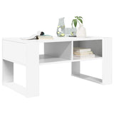 vidaXL Salontafel met opslag Wit 92 x 53 x 45 cm Bewerkt hout