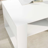 vidaXL Salontafel met opslag Wit 92 x 53 x 45 cm Bewerkt hout