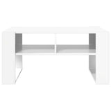 vidaXL Salontafel met opslag Wit 92 x 53 x 45 cm Bewerkt hout