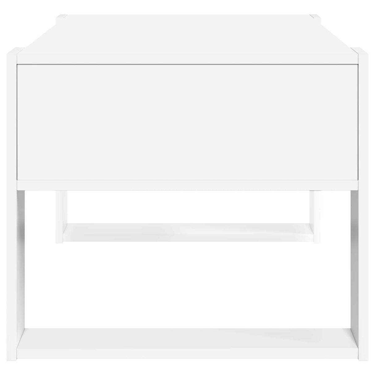 vidaXL Salontafel met opslag Wit 92 x 53 x 45 cm Bewerkt hout