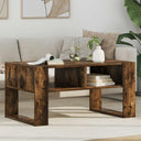 vidaXL Salontafel met opslag Wit 92 x 53 x 45 cm Bewerkt hout