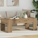 vidaXL Salontafel Wit 110 x 50 x 41 cm Bewerkt hout