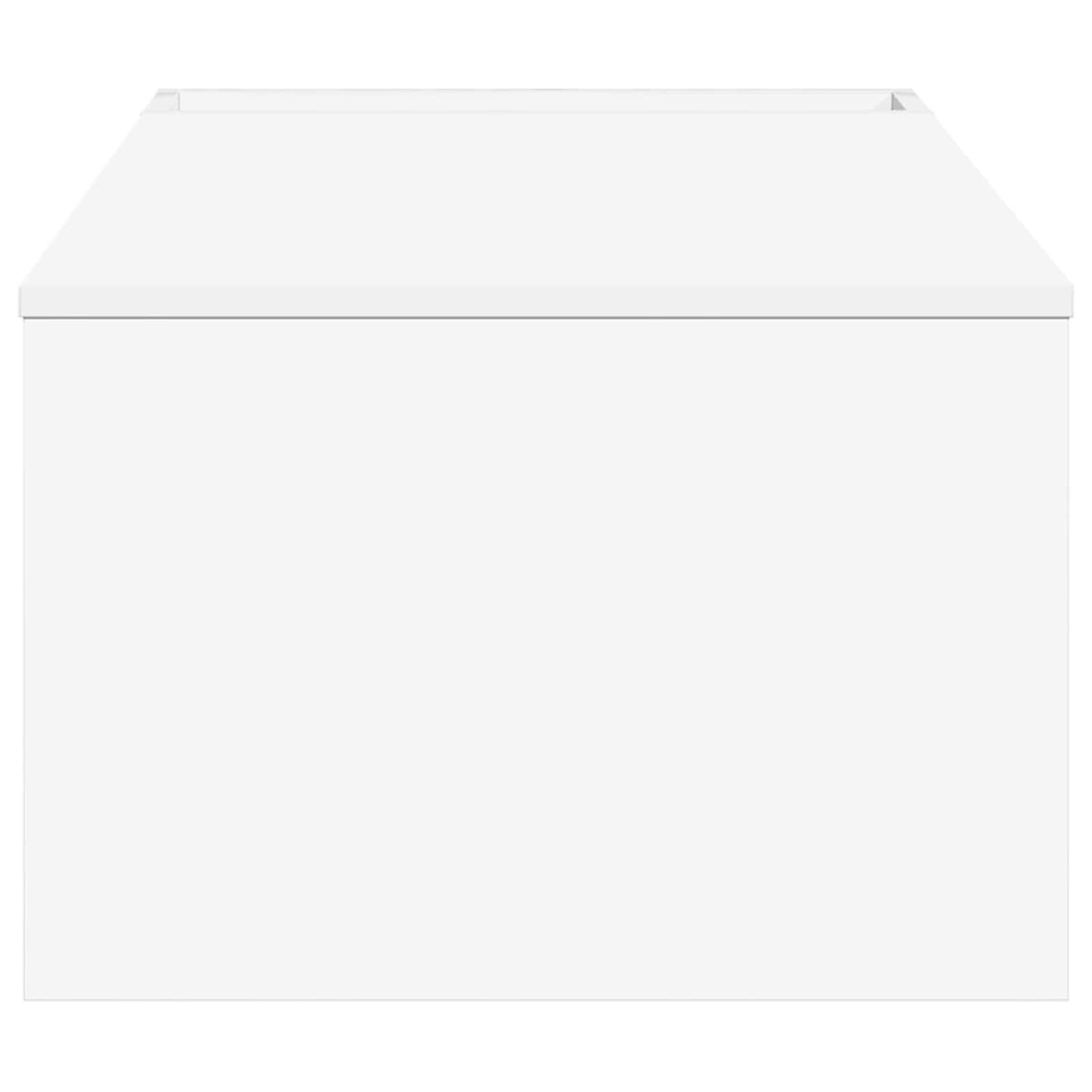 vidaXL Salontafel Wit 95 x 50 x 34 cm Bewerkt hout