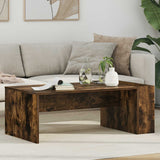 vidaXL Salontafel Wit 95 x 50 x 34 cm Bewerkt hout