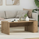vidaXL Salontafel Wit 95 x 50 x 34 cm Bewerkt hout