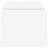 vidaXL Salontafel Wit 90 x 45 x 35 cm Bewerkt hout